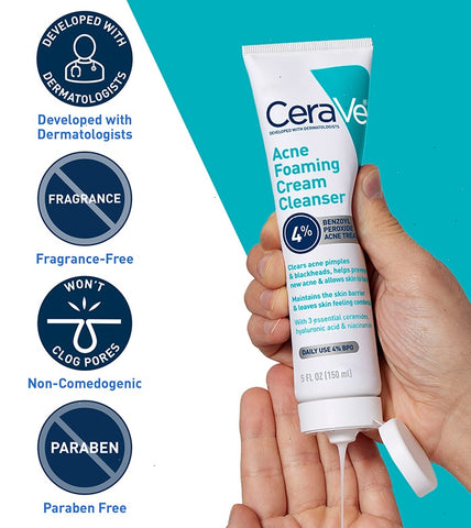 Acne Foaming Cream Cleanser