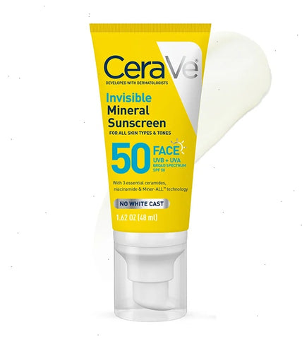 Invisible Mineral Sunscreen SPF 50 Face