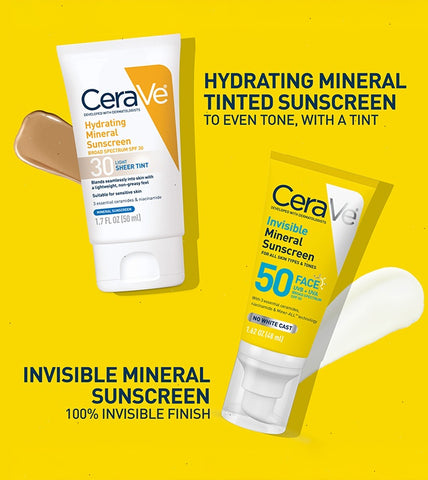 Invisible Mineral Sunscreen SPF 50 Face